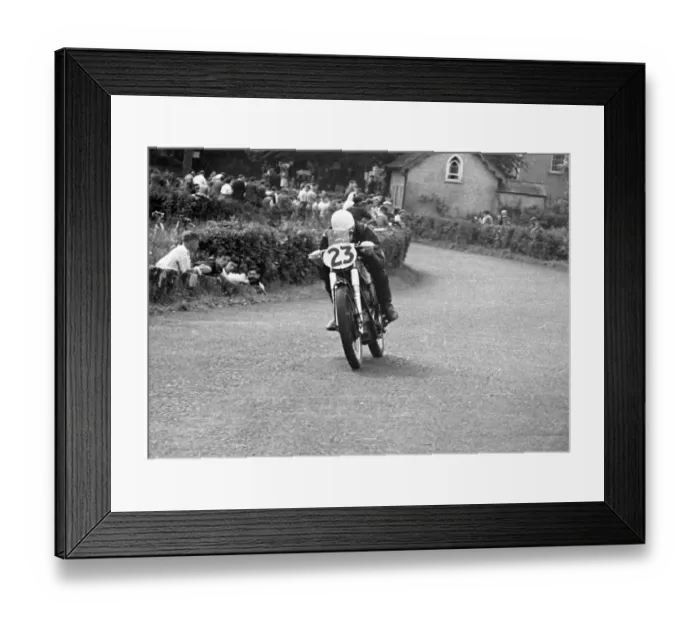 Framed Print : Bob MacDonald (AJS) 1952 Senior Ulster Grand Prix Framed Print : Bob MacDonald (AJS) 1952 Senior Ulster Grand Prix