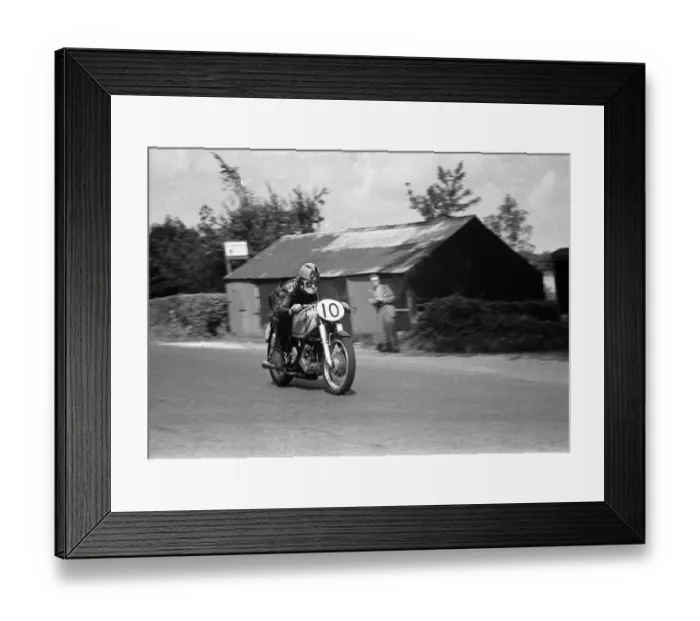 Framed Print : Jack Brett (AJS) 1952 Senior Ulster Grand Prix Framed Print : Jack Brett (AJS) 1952 Senior Ulster Grand Prix