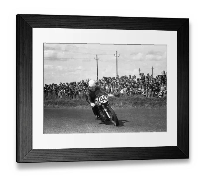 Framed Print : Ernie Oliver (Norton) 1953 Senior Ulster Grand Prix Framed Print : Ernie Oliver (Norton) 1953 Senior Ulster Grand Prix