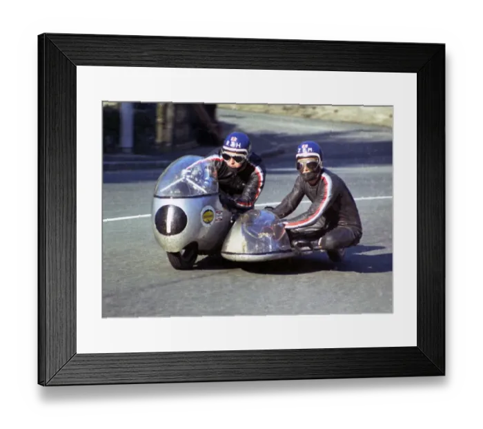 Framed Print : Dick Hawes & J P Mann (Seeley) 1969 500 Sidecar TT Framed Print : Dick Hawes & J P Mann (Seeley) 1969 500 Sidecar TT