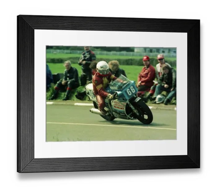 Framed Print : John Raybould (Suzuki) 1986 Production B TT Framed Print : John Raybould (Suzuki) 1986 Production B TT