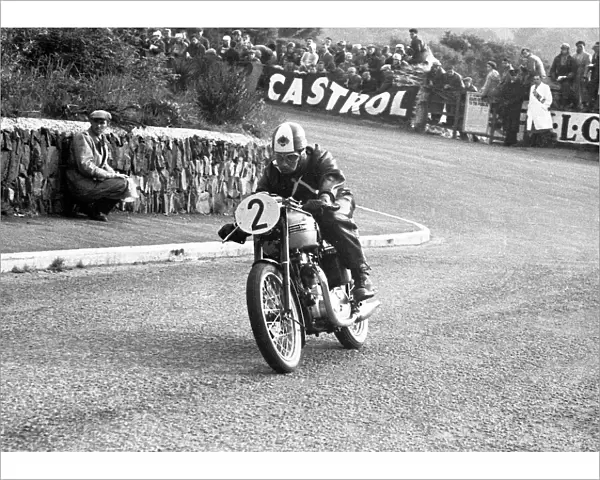 David Dalziel (Triumph) 1955 Senior Clubman TT