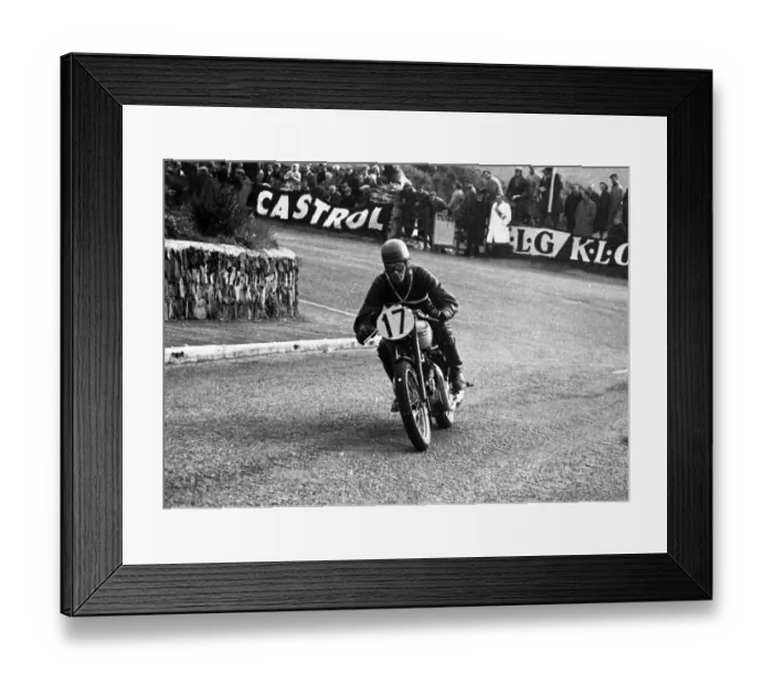 Framed Print : John Griffith (Triumph) 1955 Senior Clubman TT Framed Print : John Griffith (Triumph) 1955 Senior Clubman TT