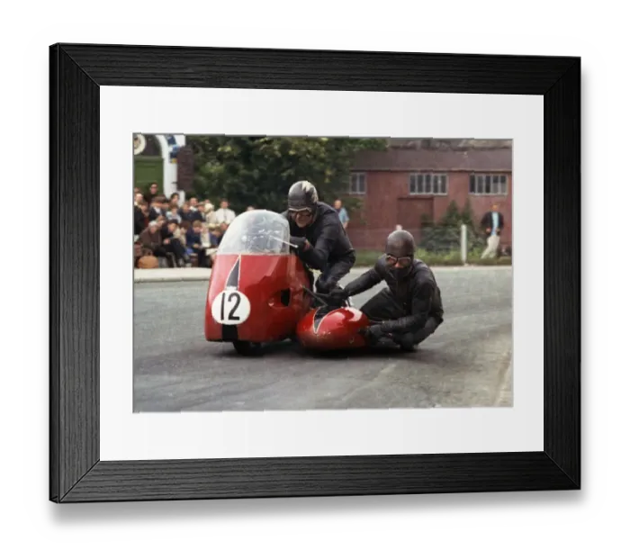 Framed Print : Charlie Freeman & Billie Nelson (Norton) 1965 Sidecar TT Framed Print : Charlie Freeman & Billie Nelson (Norton) 1965 Sidecar TT