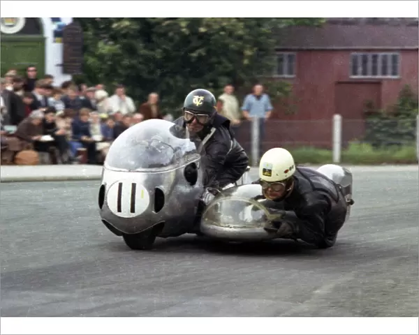 Chris Vincent & Terry Harrison (BMW) 1965 Sidecar TT