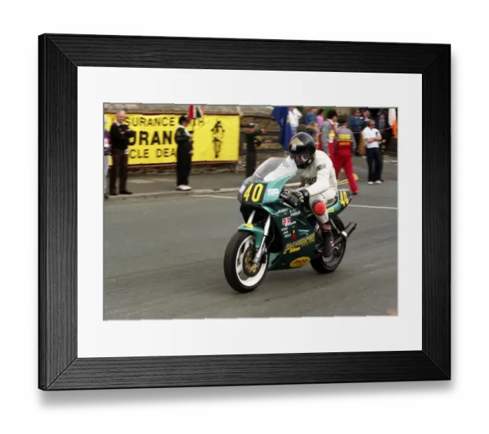 Framed Print : Steve Tannock (Harris Rotax) 1995 Singles TT Framed Print : Steve Tannock (Harris Rotax) 1995 Singles TT