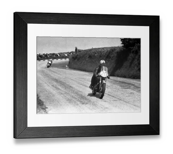 Framed Print : Eric Cheers (BSA) 1958 Junior TT Framed Print : Eric Cheers (BSA) 1958 Junior TT