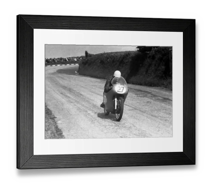 Framed Print : Keith Campbell (Norton) 1958 Junior TT Framed Print : Keith Campbell (Norton) 1958 Junior TT