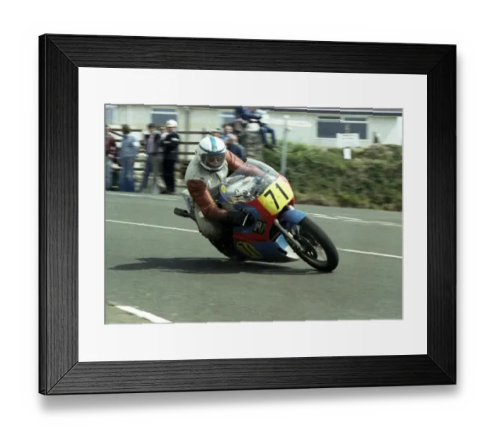 Framed Print : Gerhard Vogt (Yamaha) 1978 Senior TT Framed Print : Gerhard Vogt (Yamaha) 1978 Senior TT