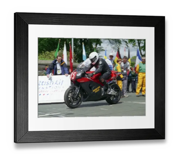 Framed Print : Terry McGinty (Aprilia) 2002 Production 1000 TT Framed Print : Terry McGinty (Aprilia) 2002 Production 1000 TT