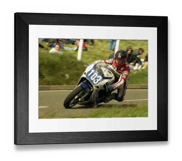 Framed Print : Robert Holden (Suzuki) 1988 Production B TT Framed Print : Robert Holden (Suzuki) 1988 Production B TT