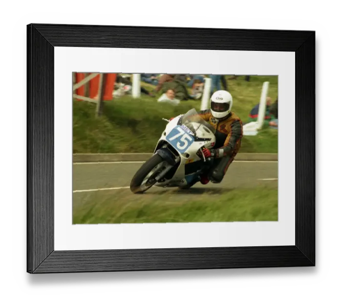 Framed Print : Gino Rondelli (Suzuki) 1988 Production B TT Framed Print : Gino Rondelli (Suzuki) 1988 Production B TT