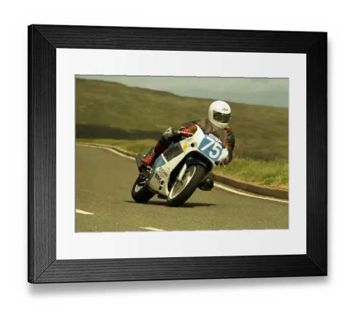 Framed Print : Gino Rondelli (Suzuki) 1988 Production B TT Framed Print : Gino Rondelli (Suzuki) 1988 Production B TT