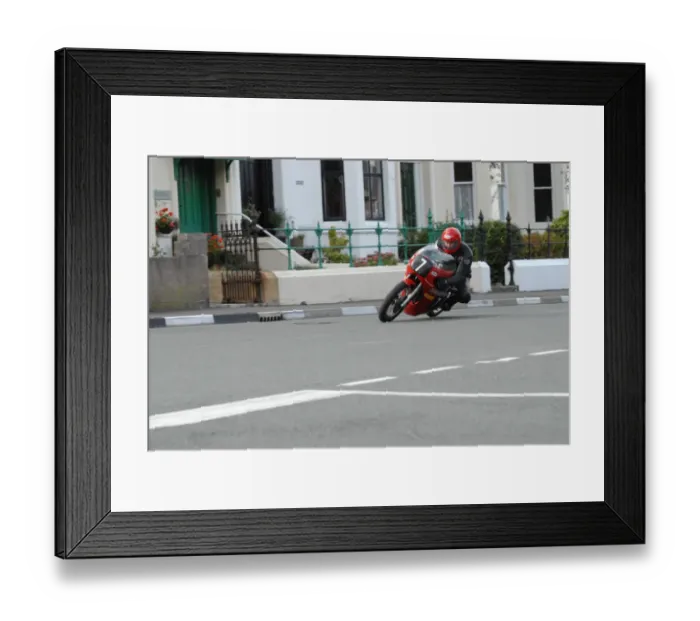 Framed Print : Allan Brew (Seeley) 2008 Senior Classic Manx Grand Prix