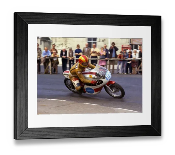 Framed Print : Chris Revett (Revett Maxton Yamaha) 1975 Senior Manx Grand Prix Framed Print : Chris Revett (Revett Maxton Yamaha) 1975 Senior Manx Grand Prix