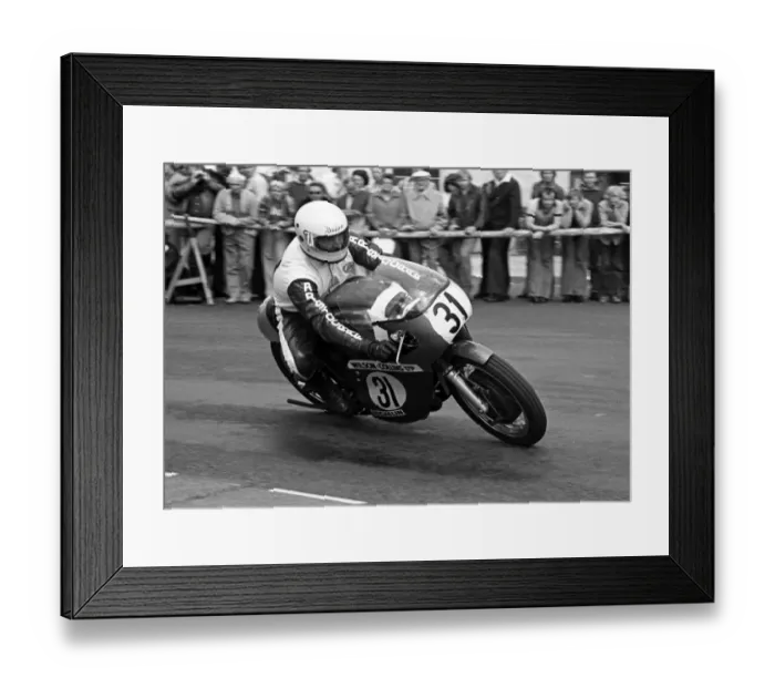 Framed Print : Brian Coope (Suzuki) 1975 Senior Manx Grand Prix Framed Print : Brian Coope (Suzuki) 1975 Senior Manx Grand Prix