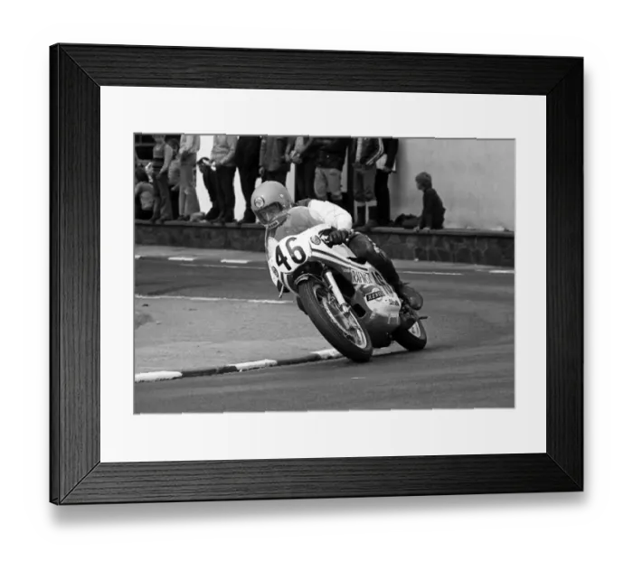Framed Print : Dave Featherstone (Yamaha) 1975 Senior Manx Grand Prix Framed Print : Dave Featherstone (Yamaha) 1975 Senior Manx Grand Prix