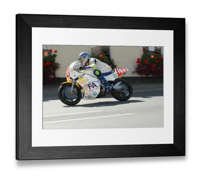 Framed Print : Bob Farrington (Kawasaki) 2010 Post Classic TT Framed Print : Bob Farrington (Kawasaki) 2010 Post Classic TT