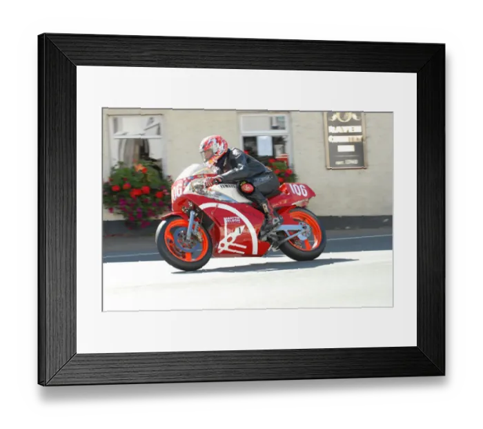 Framed Print : Steve Fletcher (Yamaha) 2010 Post Classic TT Framed Print : Steve Fletcher (Yamaha) 2010 Post Classic TT