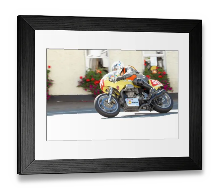 Framed Print : Jussi Luoma (Guzzi) 2010 Post Classic Senior TT Framed Print : Jussi Luoma (Guzzi) 2010 Post Classic Senior TT