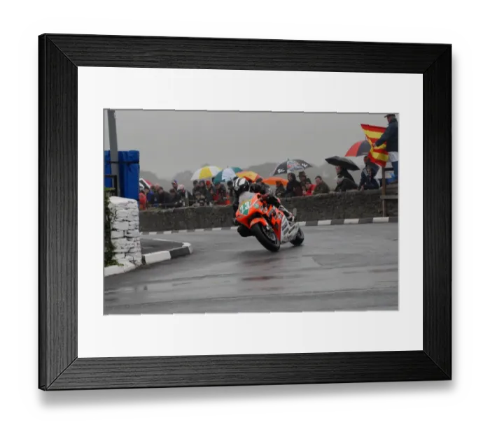 Framed Print : William Dunlop (Flynn Honda) 2007 Southern 100