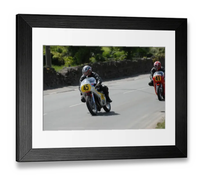 Framed Print : August Henrard (Honda) 2007 Classic TT Framed Print : August Henrard (Honda) 2007 Classic TT