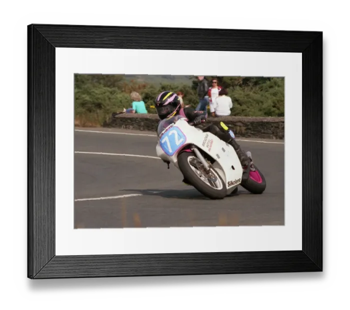 Framed Print : Ann Griffiths (Kawasaki) 1993 Junior Manx Grand Prix Framed Print : Ann Griffiths (Kawasaki) 1993 Junior Manx Grand Prix