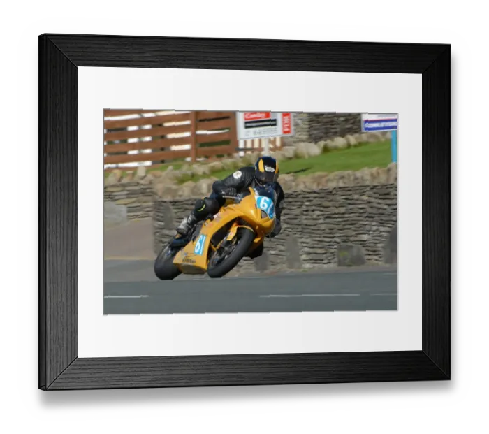 Framed Print : Carl Roberts (Triumph) 2007 Junior Manx Grand Prix Framed Print : Carl Roberts (Triumph) 2007 Junior Manx Grand Prix