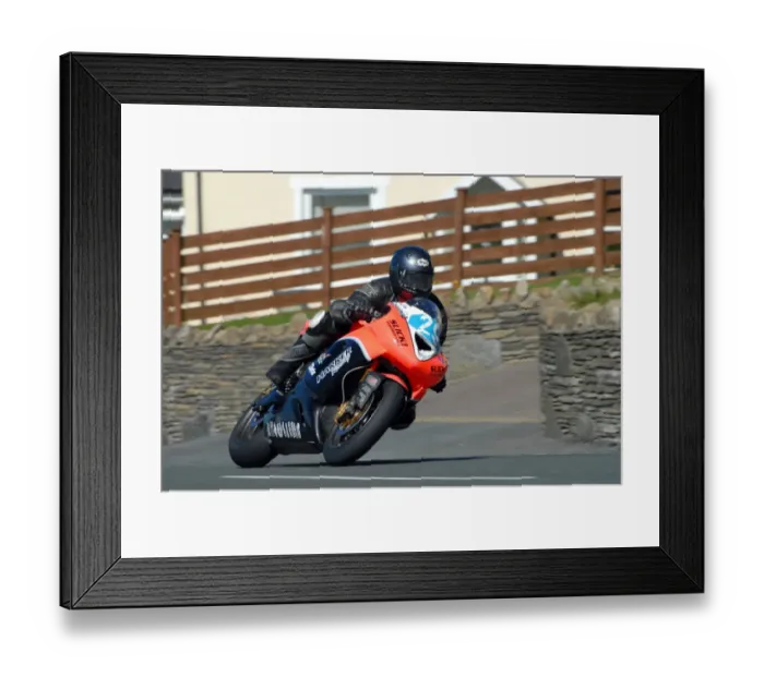 Framed Print : Neil Chapman (Kawasaki) 2007 Junior Manx Grand Prix Framed Print : Neil Chapman (Kawasaki) 2007 Junior Manx Grand Prix