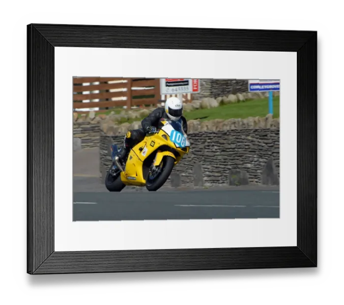 Framed Print : Brian Wyles (Triumph) 2007 Junior Manx Grand Prix Framed Print : Brian Wyles (Triumph) 2007 Junior Manx Grand Prix