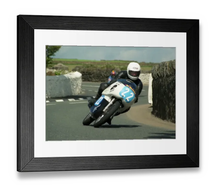 Framed Print : Vic Haskell (Rickman Gold Star) 2000 Classic TT Framed Print : Vic Haskell (Rickman Gold Star) 2000 Classic TT