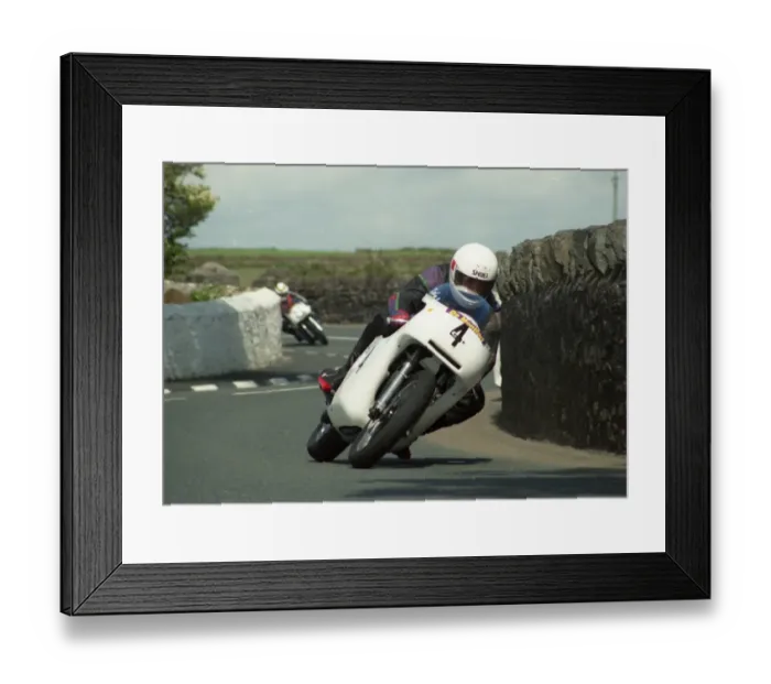 Framed Print : Karl Wilkie (Rob North Triumph) 2000 Classic TT Framed Print : Karl Wilkie (Rob North Triumph) 2000 Classic TT