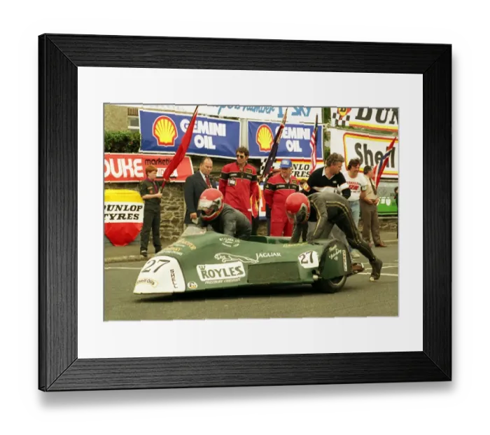 Framed Print : Gerard Flynn & Richard Burgess (Yamaha) 1988 Sidecar TT Framed Print : Gerard Flynn & Richard Burgess (Yamaha) 1988 Sidecar TT