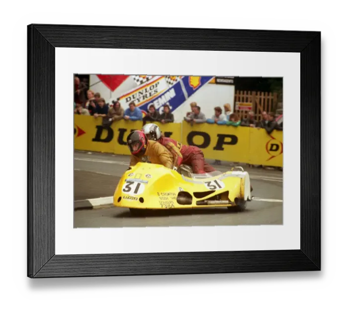 Framed Print : Keith Brown & David Hedison (Yamaha) 1988 Sidecar TT Framed Print : Keith Brown & David Hedison (Yamaha) 1988 Sidecar TT