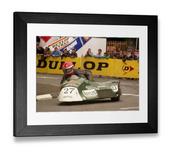 Framed Print : Gerard Flynn & Richard Burgess (Yamaha) 1988 Sidecar TT Framed Print : Gerard Flynn & Richard Burgess (Yamaha) 1988 Sidecar TT