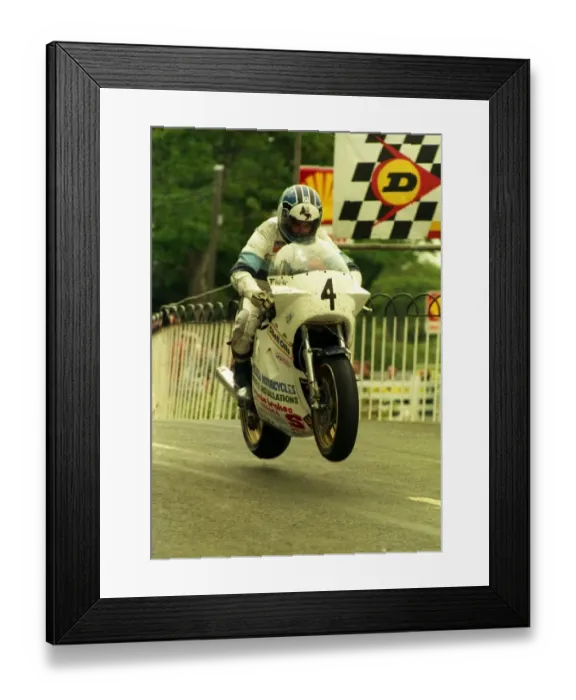 Framed Print : Andy McGladdery (Suzuki) 1987 Formula One TT Framed Print : Andy McGladdery (Suzuki) 1987 Formula One TT