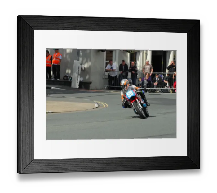 Framed Print : Maria Costello (Suzuki) 2015 Formula Two Classic TT Framed Print : Maria Costello (Suzuki) 2015 Formula Two Classic TT