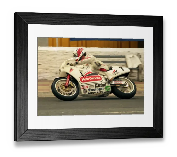 Framed Print : Klaus Klein (Yamaha) 1987 Formula One TT Framed Print : Klaus Klein (Yamaha) 1987 Formula One TT