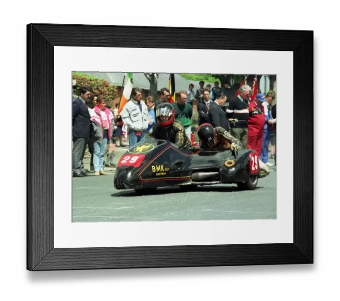Framed Print : Keith Griffin & Peter Cain (Yamaha) 1990 Sidecar TT Framed Print : Keith Griffin & Peter Cain (Yamaha) 1990 Sidecar TT