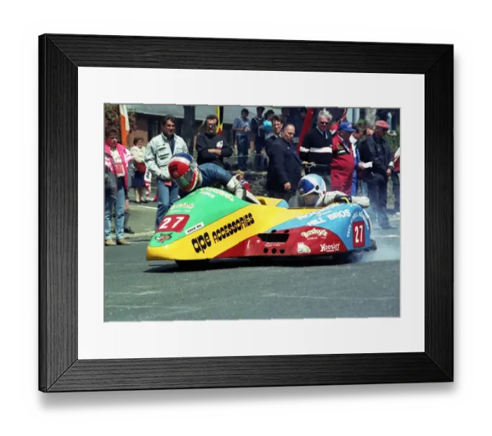 Framed Print : Stephen Judkins & Cat Jenkins (Yamaha) 1990 Sidecar TT Framed Print : Stephen Judkins & Cat Jenkins (Yamaha) 1990 Sidecar TT