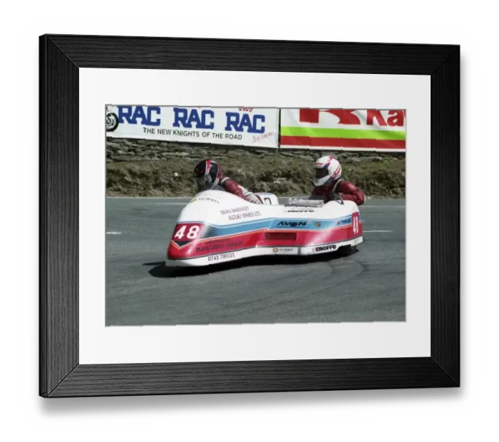 Framed Print : Gordon Jones & Julie Jones (Shelbourne) 1993 Sidecar TT Framed Print : Gordon Jones & Julie Jones (Shelbourne) 1993 Sidecar TT