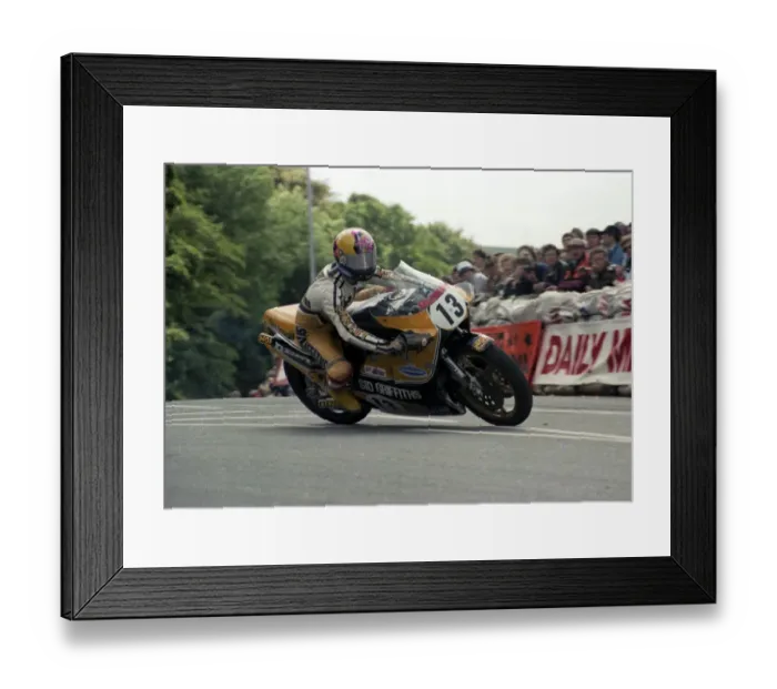 Framed Print : Chris Guy (Suzuki) 1982 Classsic TT Framed Print : Chris Guy (Suzuki) 1982 Classsic TT