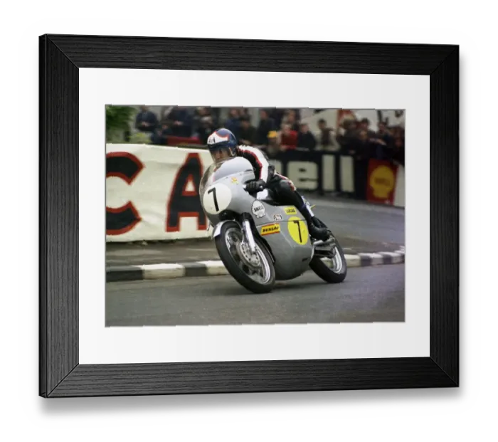 Framed Print : Tony Jefferies (Seeley Matchless) 1971 Senior TT Framed Print : Tony Jefferies (Seeley Matchless) 1971 Senior TT
