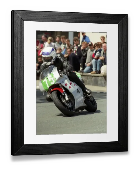 Framed Print : Bob Simmons (Suzuki) 1996 Lightweight TT Framed Print : Bob Simmons (Suzuki) 1996 Lightweight TT