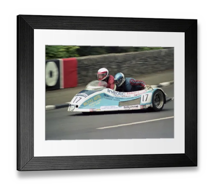 Framed Print : Lowry Burton & Pat Cushnahan (Windle Yamaha) 1983 Sidecar TT Framed Print : Lowry Burton & Pat Cushnahan (Windle Yamaha) 1983 Sidecar TT