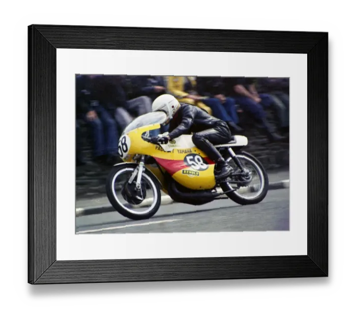 Framed Print : Francis Raw (Padgett Yamaha) 1974 Ultra Lightweight TT Framed Print : Francis Raw (Padgett Yamaha) 1974 Ultra Lightweight TT