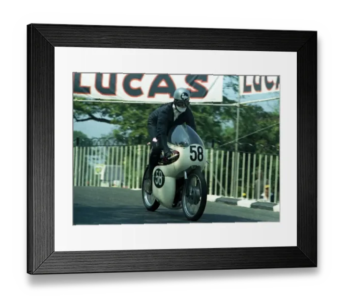 Framed Print : Bob Newby (BSA) 1967 Ultra Lightweight TT Framed Print : Bob Newby (BSA) 1967 Ultra Lightweight TT