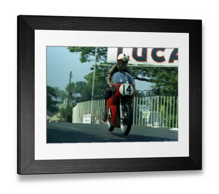 Framed Print : Kevin Cass (Bultaco) 1967 Ultra Lightweight TT Framed Print : Kevin Cass (Bultaco) 1967 Ultra Lightweight TT