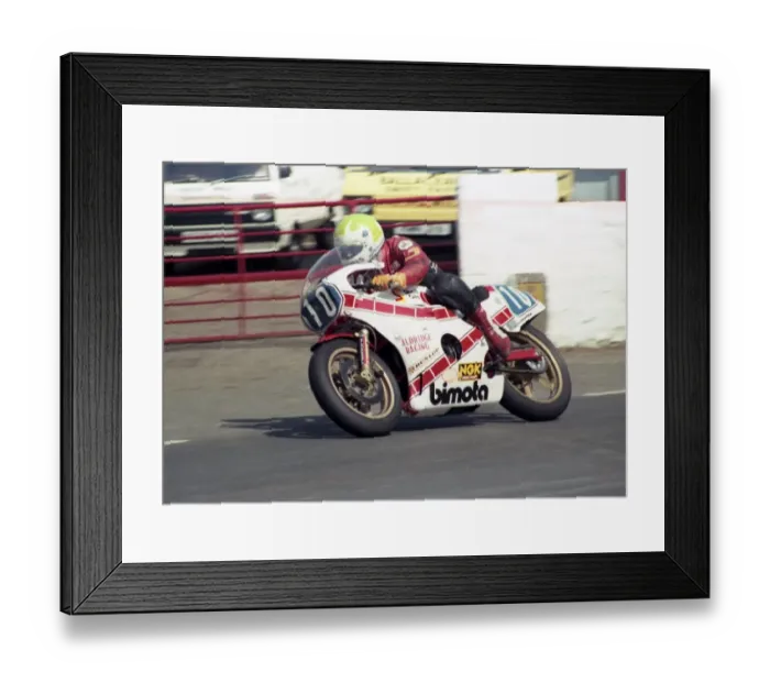 Framed Print : Jim Wells (Aldridge Kawasaki) 1984 Formula Two TT Framed Print : Jim Wells (Aldridge Kawasaki) 1984 Formula Two TT