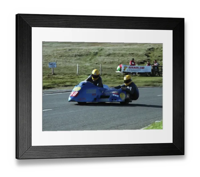 Framed Print : Jim Norbury & Norman Elcock (Jacobs chassis Lockyam) 1994 Sidecar TT Framed Print : Jim Norbury & Norman Elcock (Jacobs chassis Lockyam) 1994 Sidecar TT